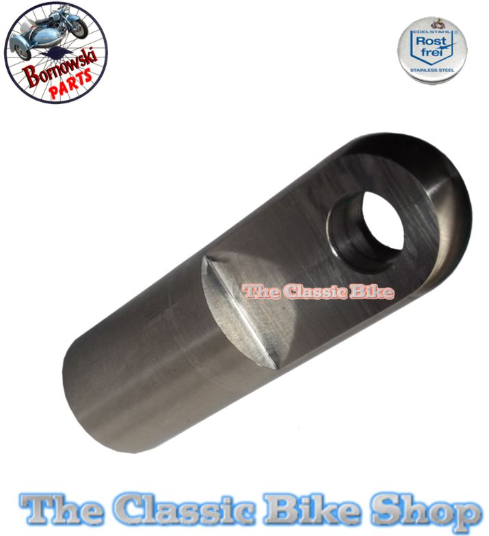 Long nut with flat head  stainless steel  with internal fine thread M 14X1.5 or M 16X1.5