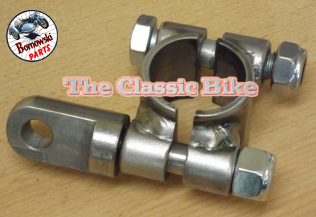 Flat bolt with clamp universal, Suitable for Steib Side Car mounting